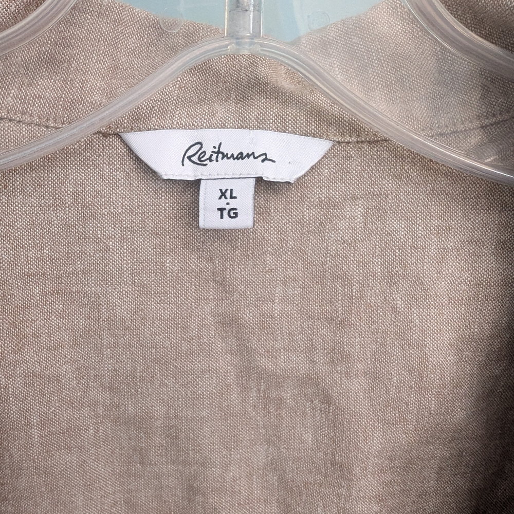 Reitmans Beige Button-Up Blouse - Picture 3 of 3
